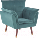 Кресло мягкое Halmar Rezzo (темно-зеленый) - 