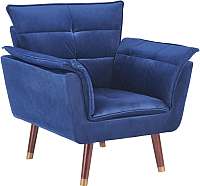 Кресло мягкое Halmar Rezzo (темно-синий) - 