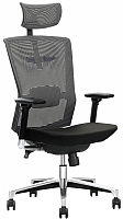 Кресло офисное Halmar Ambasador (черный/серый) - 