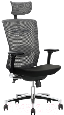 Кресло офисное Halmar Ambasador (черный/серый)