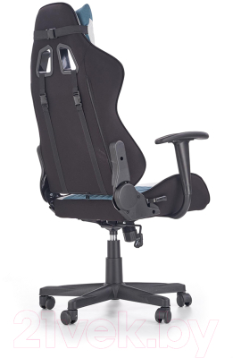 Кресло геймерское Halmar Cayman (светло-серый/бирюзовый)