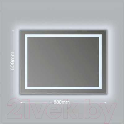 Зеркало Алмаз-Люкс ЗП-24 (60x80)