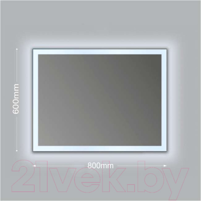 Зеркало Алмаз-Люкс ЗП-25 (60x80)
