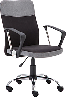 Кресло офисное Halmar Topic (черный/серый) - 
