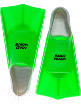 Ласты Mad Wave Fins Training 35-36 (зеленый)