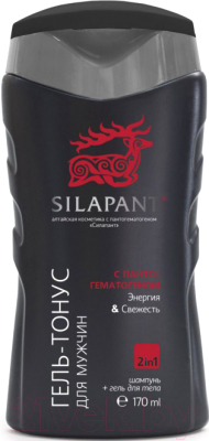 Шампунь для волос Silapant Men с пантогематогеном 2 в 1 (170мл)