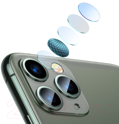Защитное стекло для камеры телефона Baseus для iPhone 11 Pro / Pro Max
