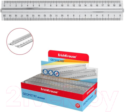 Изображение товара Линейка Erich Krause Clear / 49530