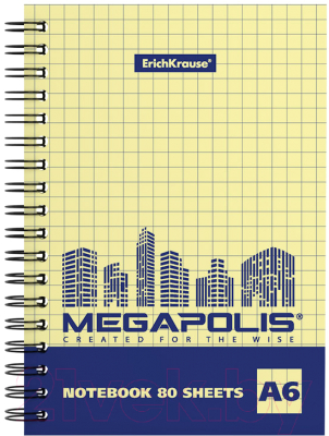 

Тетрадь Erich Krause, Megapolis Yellow Concept / 49802
