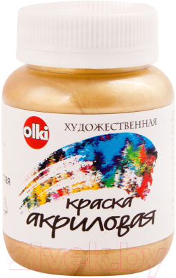 

Акриловые краски Olki, Золотистый, Золотая светлая / 3312