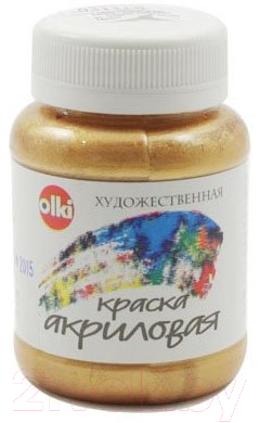 

Акриловые краски Olki, Золотистый, Золотая темная / 4913