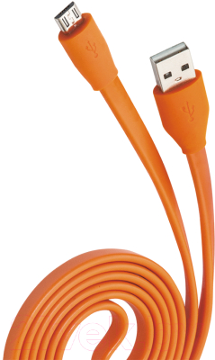 Кабель Olmio USB 2.0 - microUSB 2.1A / 038702 (1м, оранжевый)
