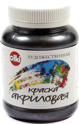 

Акриловые краски Olki, Черный, Черный жемчуг / 4982