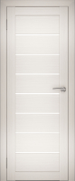 Дверь межкомнатная Юни Амати 01 60x200 (эшвайт/стекло белое) - 