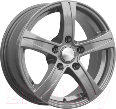 Литой диск SKAD Sakura 15x6.5" 5x114.3мм DIA 67.1мм ET 35мм Графит — фото 3