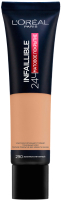 

Тональный крем L'Oreal Paris, Infaillible 24ч стойкий матирующий №290 золотисто-янтарный