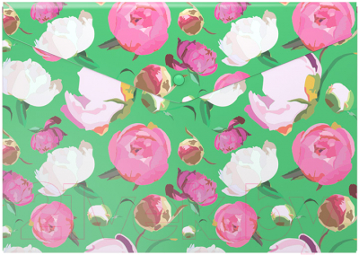 

Папка-конверт Erich Krause, Peonies / 45334