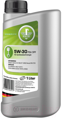 

Моторное масло Rektol, PSA DPF 5W30 / 106053611
