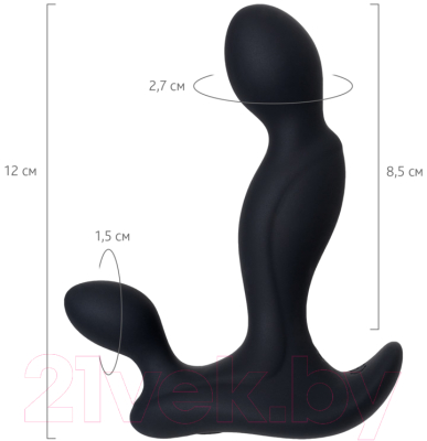 Вибропробка ToyFa Popo Pleasure Vela / 731449 (черный)