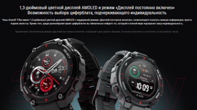 Умные часы Amazfit T-Rex 47.7mm / A1919 (хаки)