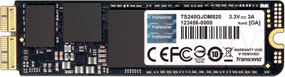

SSD диск Transcend, JetDrive 820 240GB (TS240GJDM820)