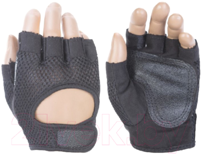 Перчатки для пауэрлифтинга Indigo 97877 IR (M, черный)