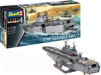 Сборная модель Revell Десантный корабль USS Tarawa LHA-1 / 5170