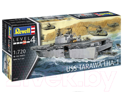 Сборная модель Revell Десантный корабль USS Tarawa LHA-1 / 5170