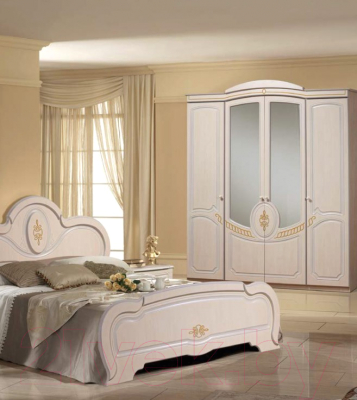 Изображение товара Шкаф ФорестДекоГрупп Щара 4-х створчатый (белый)