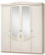 Миниатюра изображения товара Шкаф ФорестДекоГрупп Щара 4-х створчатый (белый)