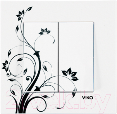 Выключатель Viko Karre Style Цветок / 90960952