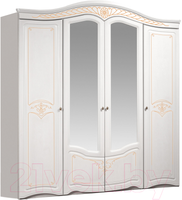 Комплект мебели для спальни ФорестДекоГрупп Луиза 4 (белый)