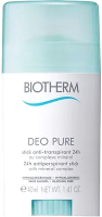 Антиперспирант-стик Biotherm Deo Pure без спирта (40мл)