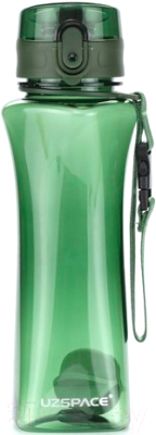 Бутылка для воды UZSpace One Touch Gloss / 6006 (500мл, зеленый)