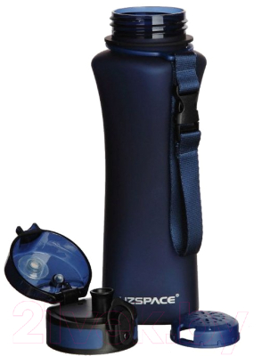 Бутылка для воды UZSpace One Touch Matte / 6008 (500мл, синий)