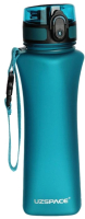 Бутылка для воды UZSpace One Touch Matte / 6008 (500мл, голубой) - 