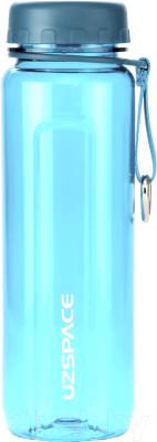 Бутылка для воды UZSpace Tritan Outdoor / 6002 (500мл, голубой)