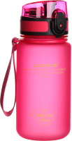 Бутылка для воды UZSpace Colorful Frosted / 3034 (350мл, розовый) - 