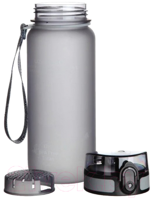 Бутылка для воды UZSpace Colorful Frosted / 3037 (650мл, серый)