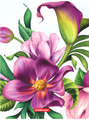

Папка для бумаг Erich Krause, Tropical Flowers / 49368
