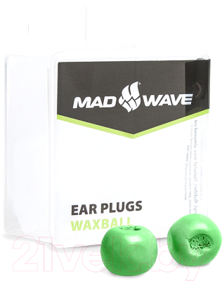 Аксессуар для плавания Mad Wave Waxball (зеленый)