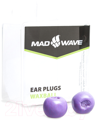 Аксессуар для плавания Mad Wave Waxball (фиолетовый)