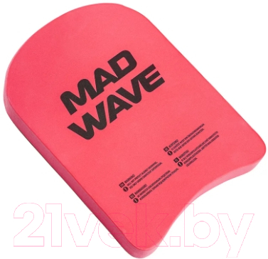 Доска для плавания Mad Wave Kids (красный)