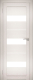 Дверь межкомнатная Юни Амати 12 90x200 (эшвайт/стекло белое) - 