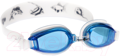 Очки для плавания Mad Wave Coaster (голубой)