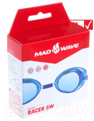 Очки для плавания Mad Wave Racer SW (синий)