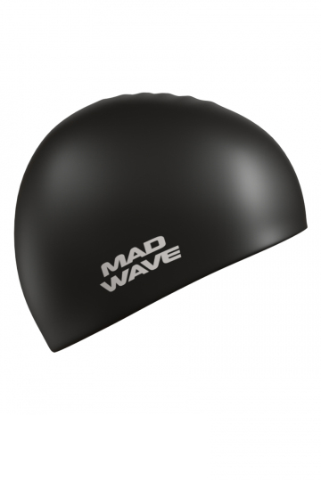 Шапочка для плавания Mad Wave Intensive (черный)