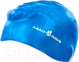 Шапочка для плавания Mad Wave Light (синий)
