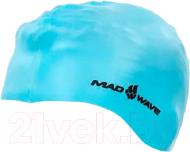 Шапочка для плавания Mad Wave Light (голубой)