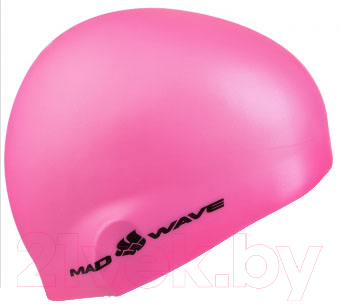 Шапочка для плавания Mad Wave Light BIG (розовый)
